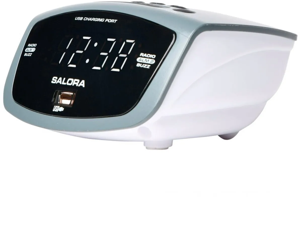 Salora CR627USB Digitale Wekker - 2 Wektijden - afbeelding 5 van 6