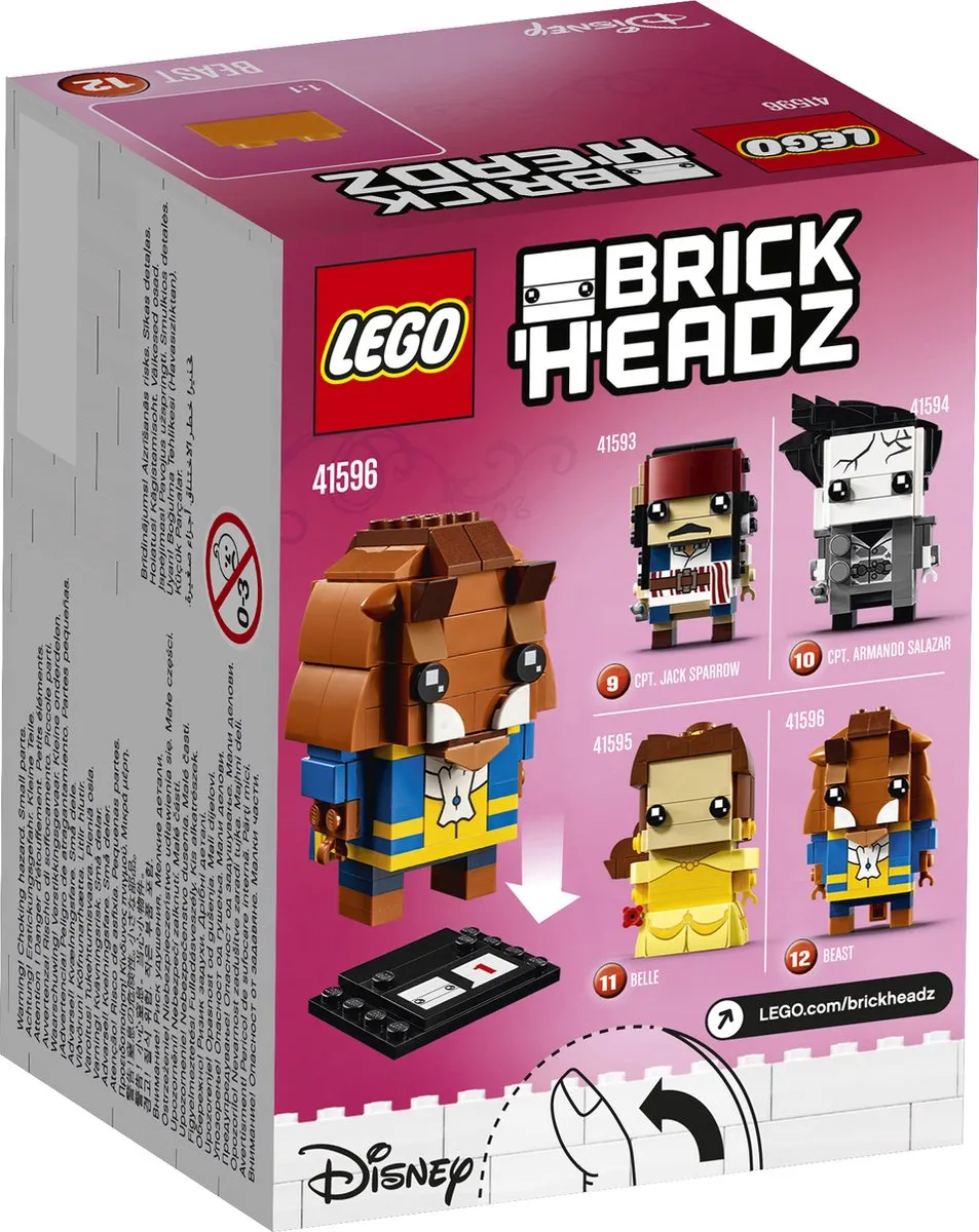 LEGO BrickHeadz Beast 41596 - 116 Stukken - Multikleur