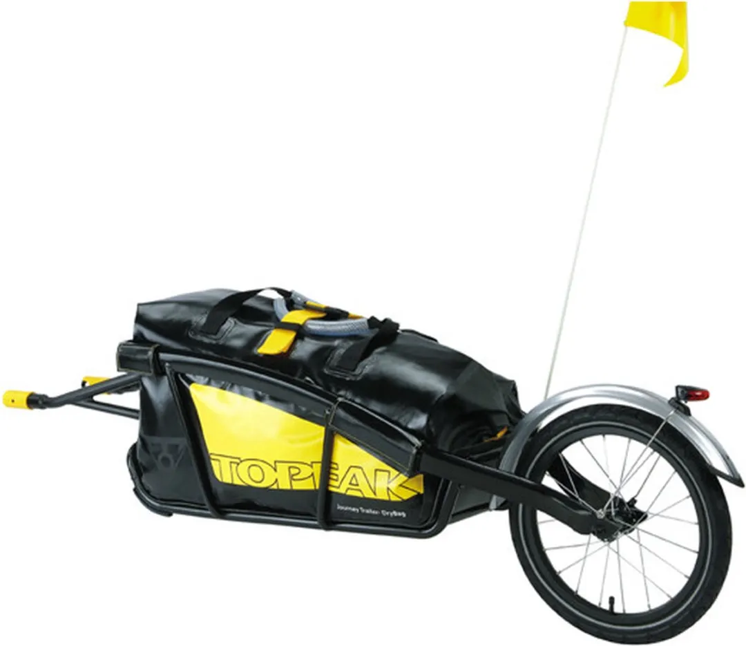Topeak Journey TTR-01 Trailer - Waterdichte tas - Zwart/Geel - afbeelding 6 van 6