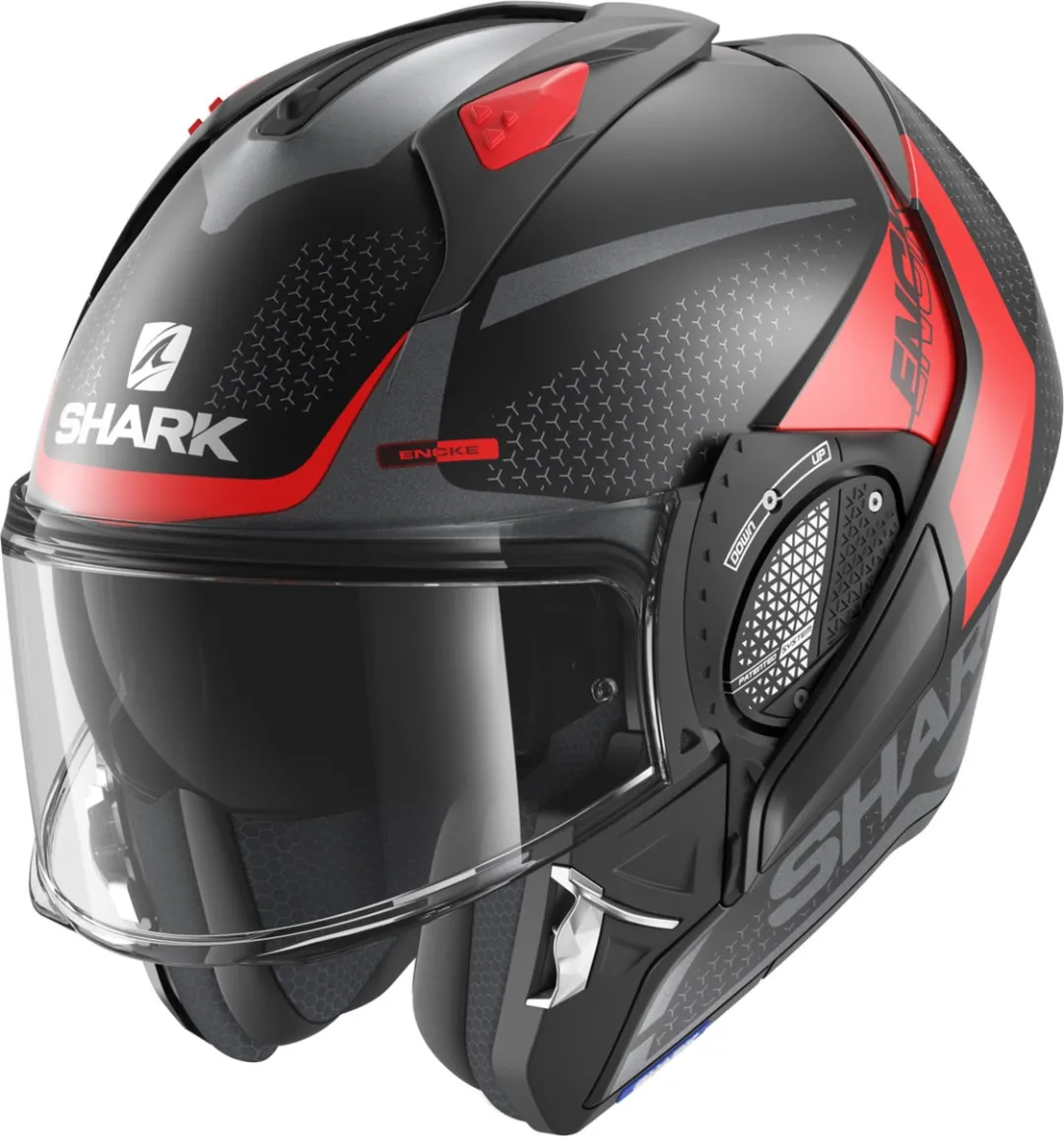 Shark EVO GT ENCKE Motorhelm - Maat XS - Rood