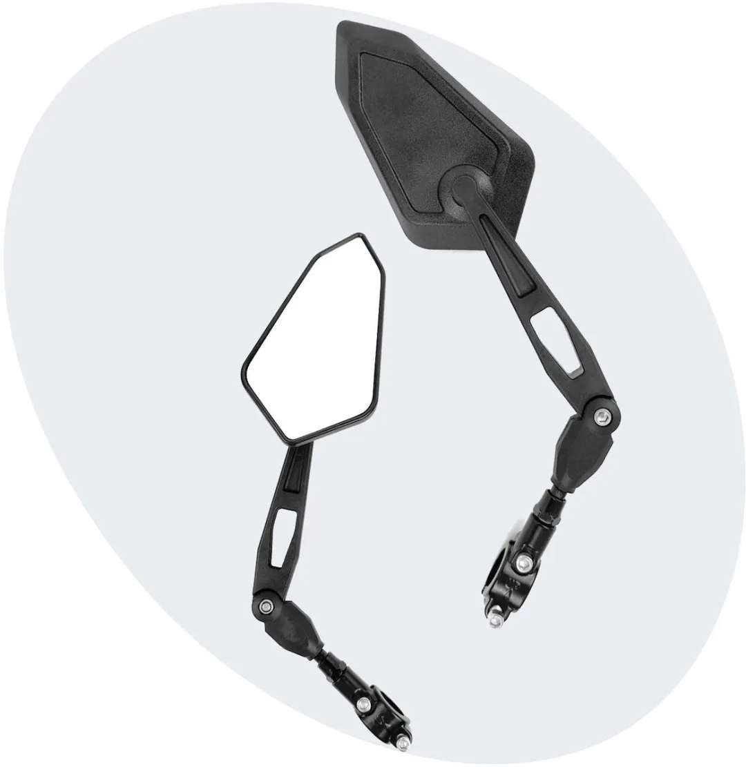 Voltano E-bike Fietsspiegel Groot Links