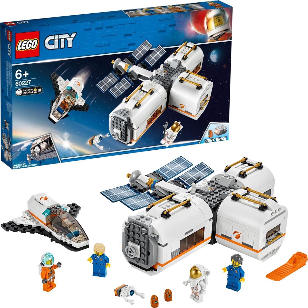LEGO City Ruimtevaart Ruimtestation op de Maan - 60227