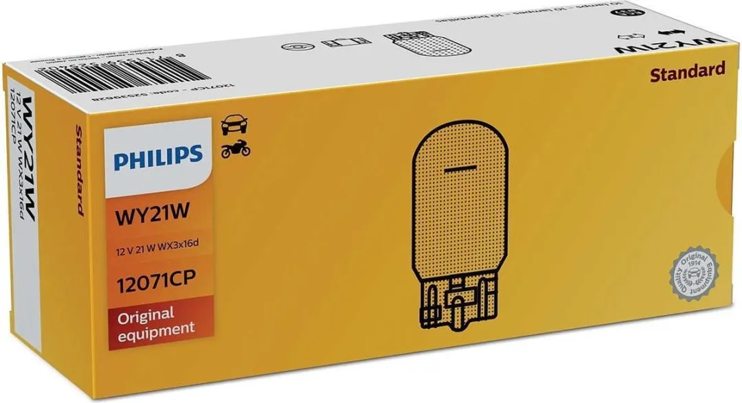 Philips Autolamp WY21W - 10 Stuks - Oranje