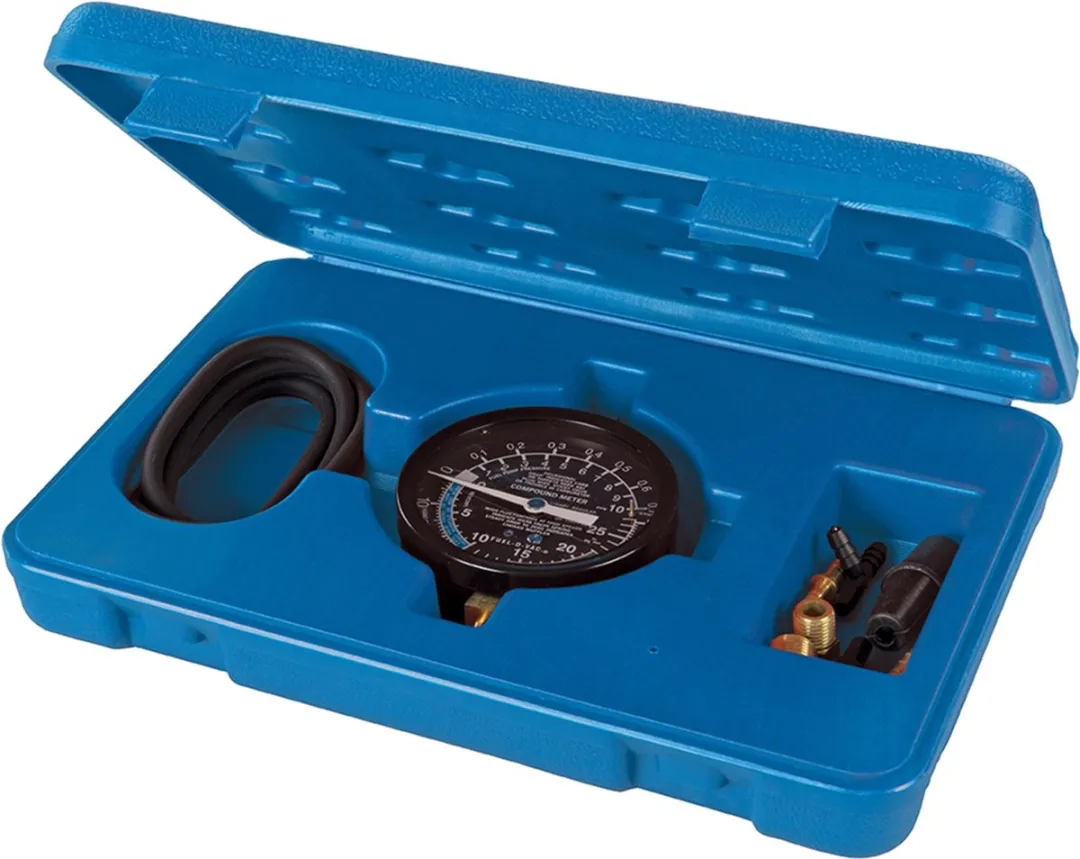 Silverline Vacuüm- en Brandstofpompdruktester 0-10 PSI