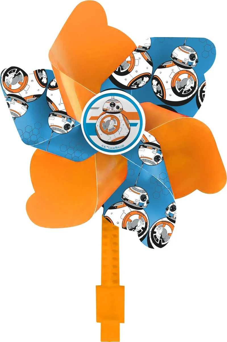 Disney Star Wars BB-8 Windmolentje 17cm - Oranje/Blauw