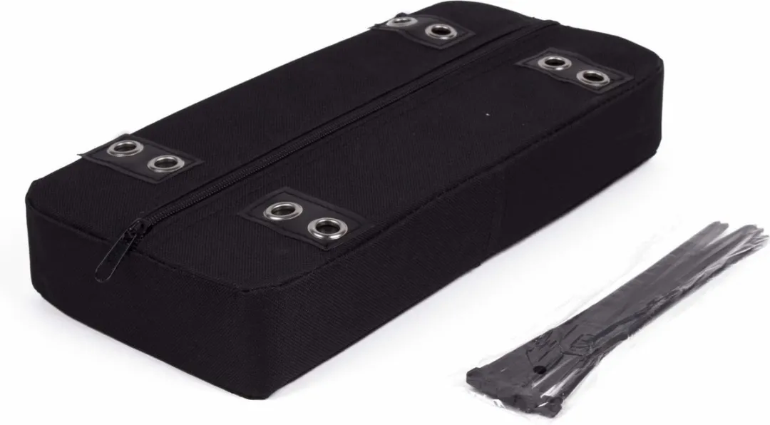 Lastpak Comfortabel Bagagedragerkussen - 32x15x5cm - Zwart
