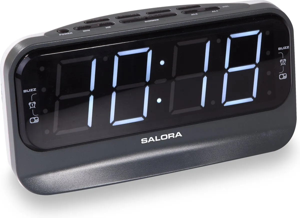 Salora ALARMCLOCK616 - Wekker - Wekkerradio - AM/FM - Digitale Wekker