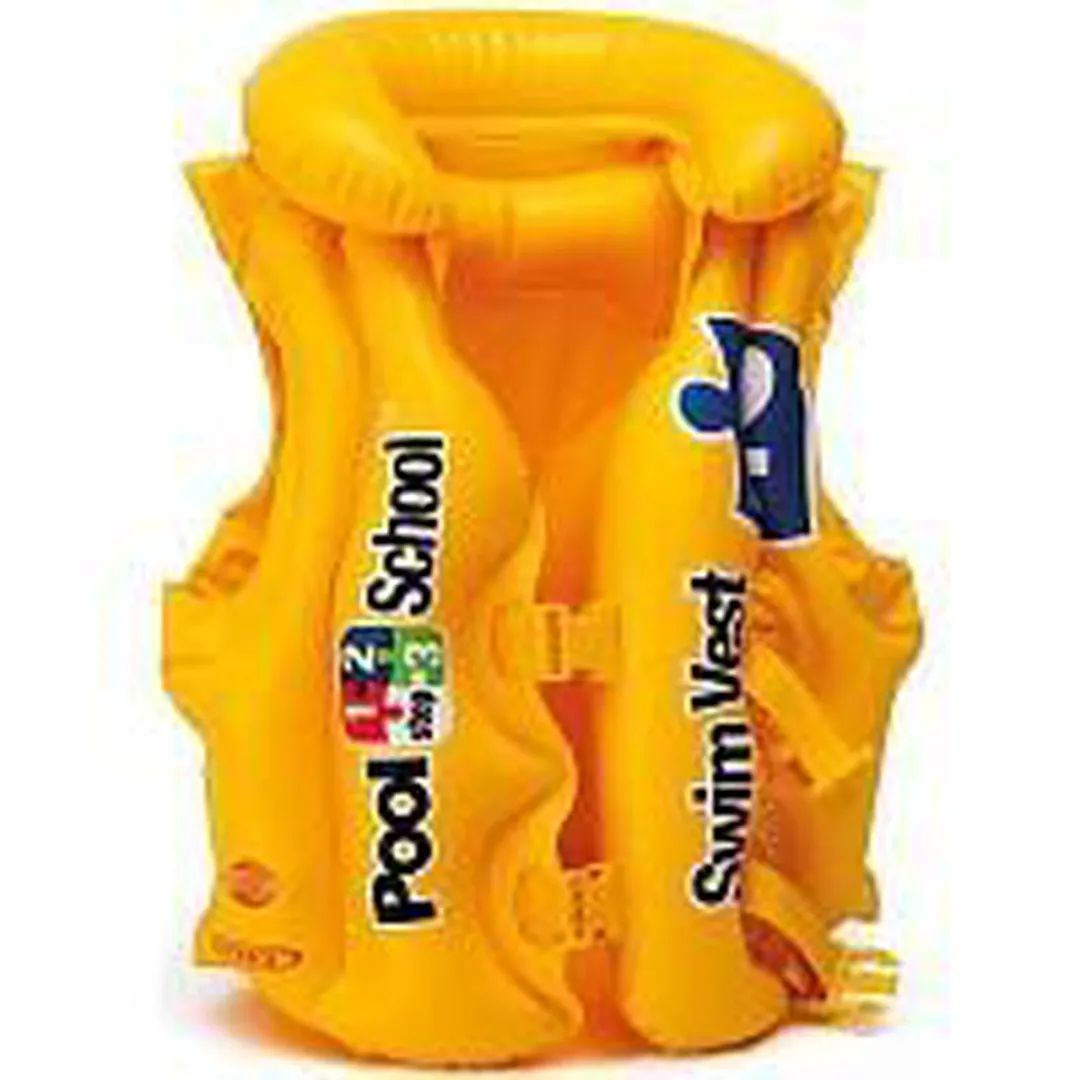 Intex Pool School Deluxe Zwemvest - 30N - Geel