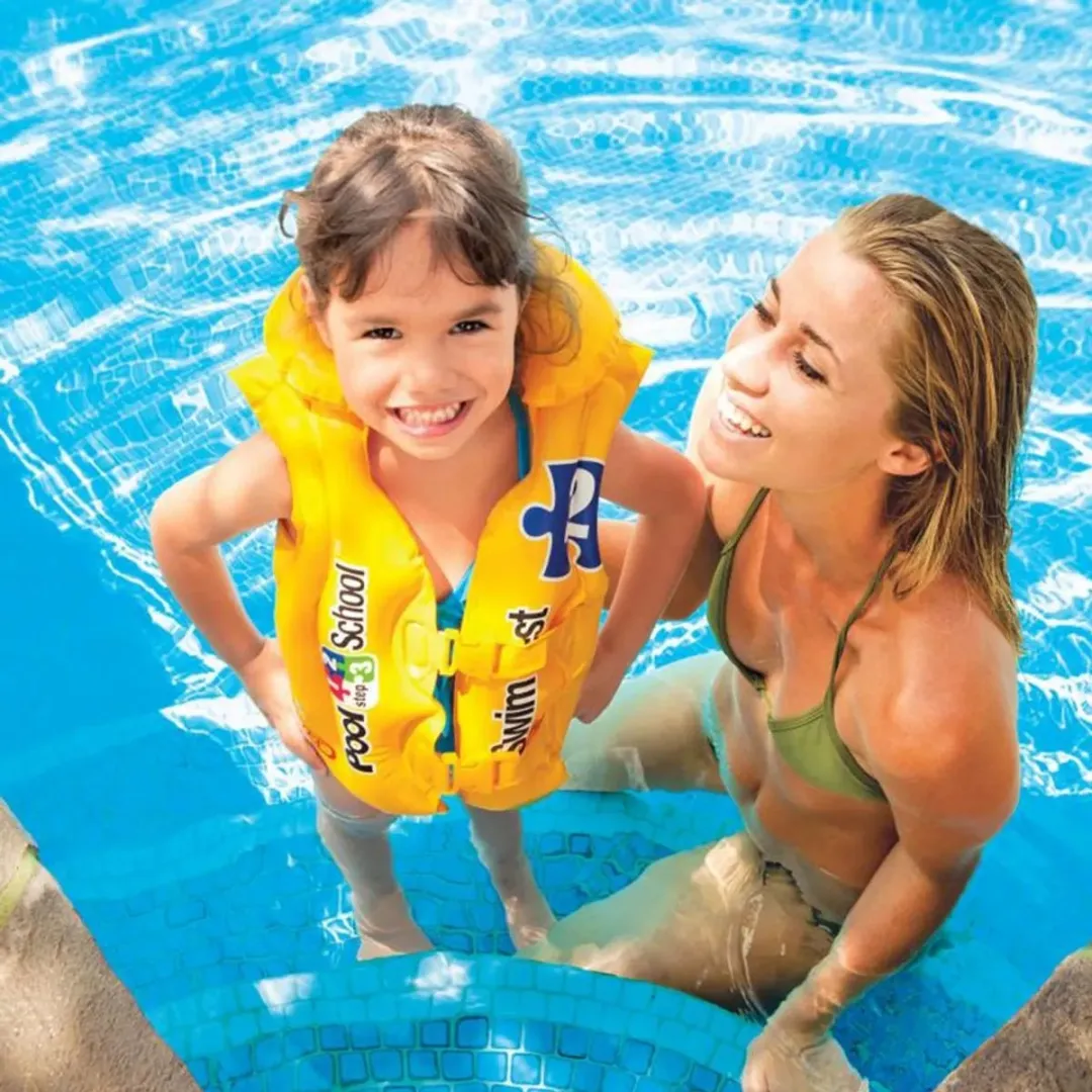 Intex Pool School Deluxe Zwemvest - 30N - Geel - afbeelding 6 van 6