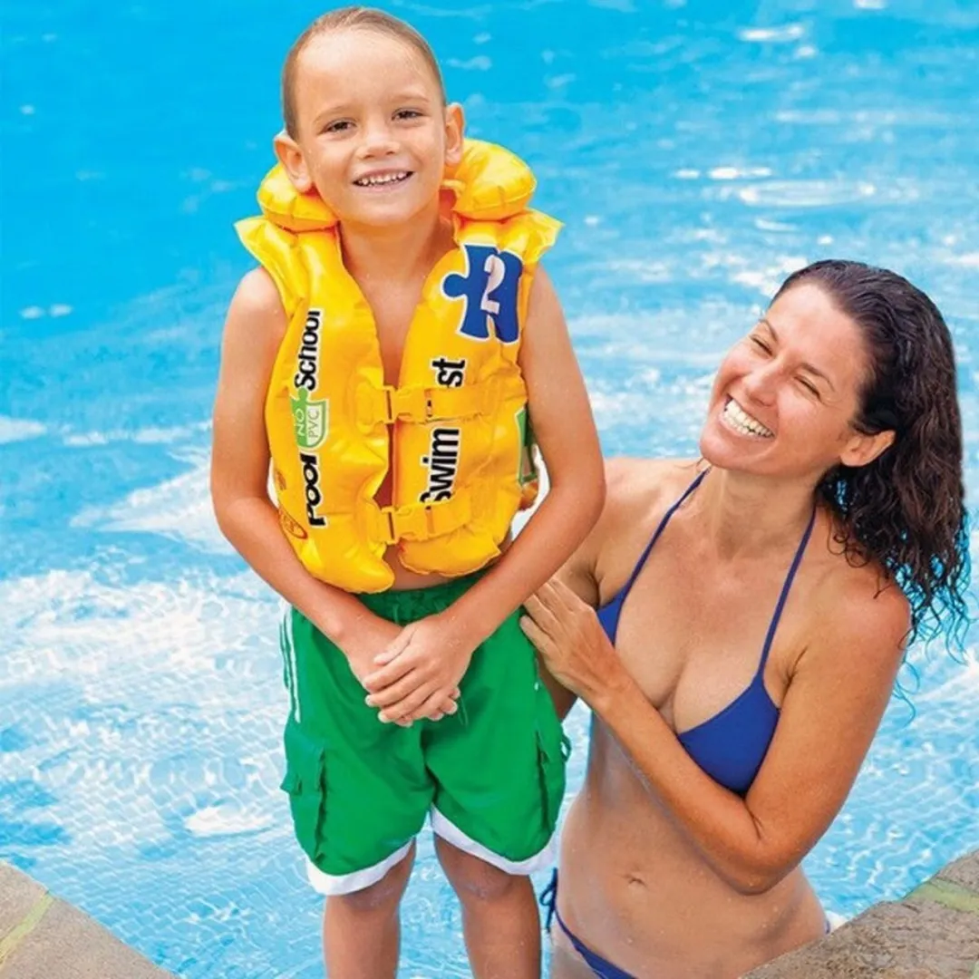 Intex Pool School Deluxe Zwemvest - 30N - Geel