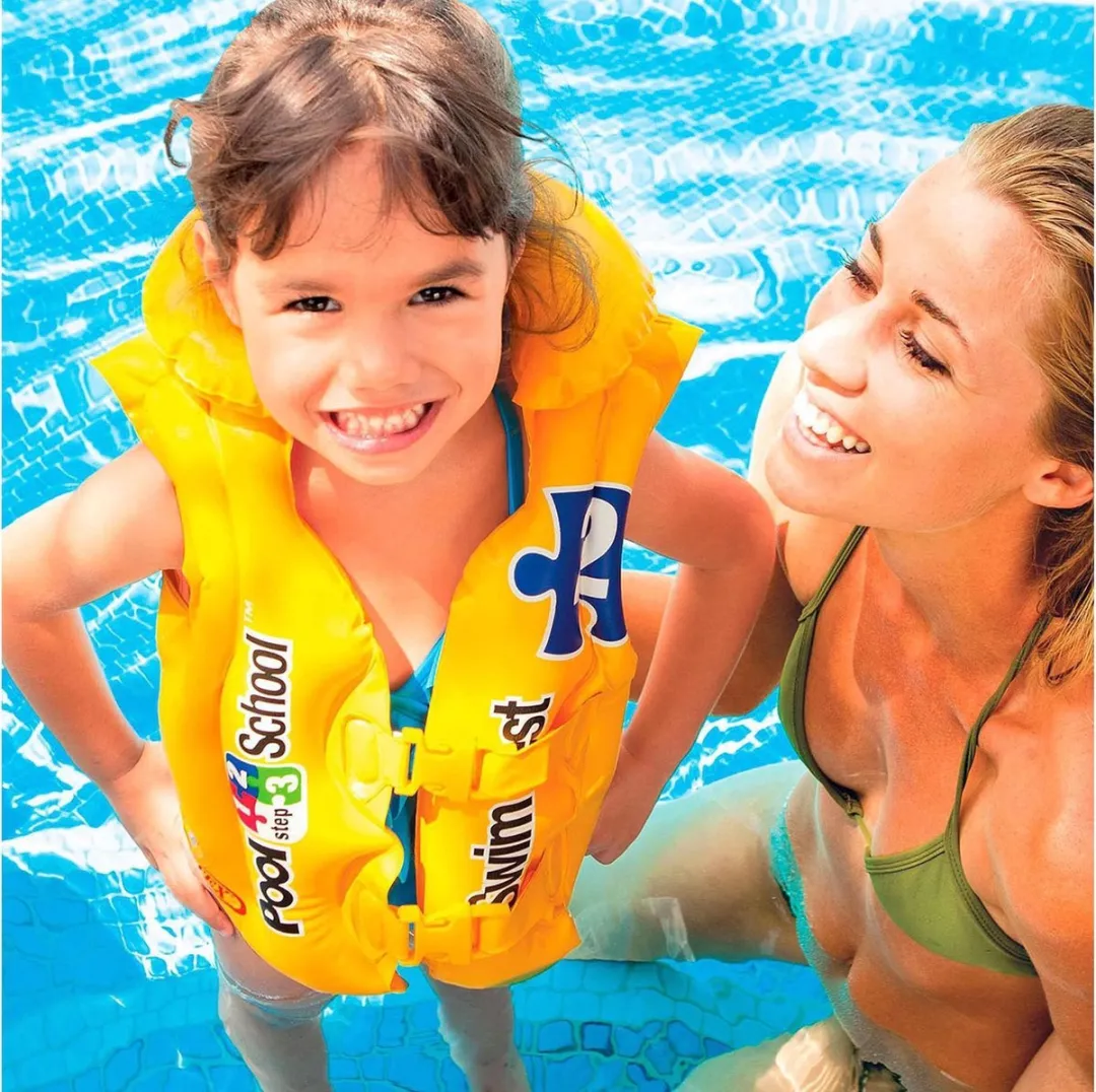 Intex Pool School Deluxe Zwemvest - 30N - Geel