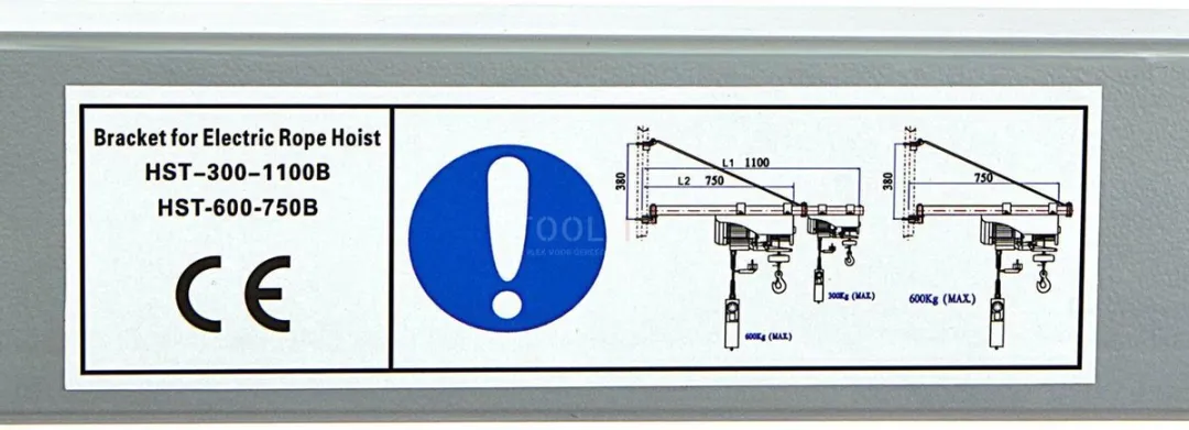 HBM Zwenkarm voor Elektrische Takel