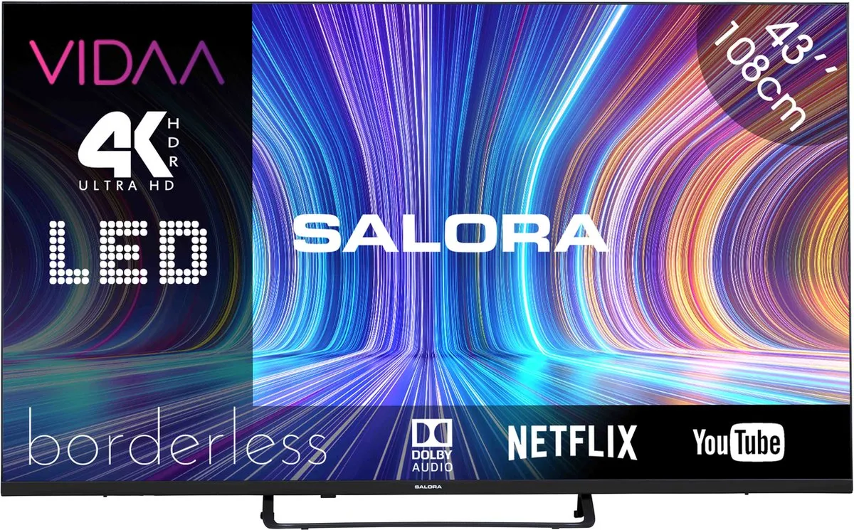 Salora 43UV210 4K Smart TV 109cm