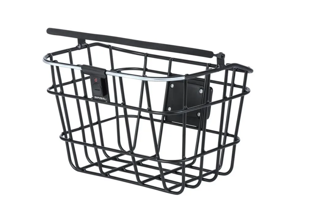 Basil Bremen Alu Fietsmand - 30L - Matzwart