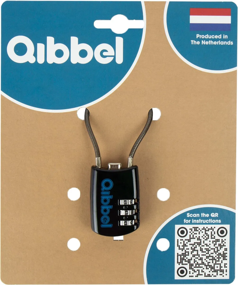 Qibbel Air Slot Lang RD4362 - Fiets Slot - Zwart