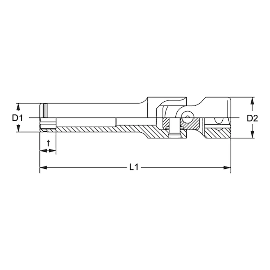 Würth Dopsleutelinzetstuk Gloeibougie 3/8" x 8mm - 1 Stuk