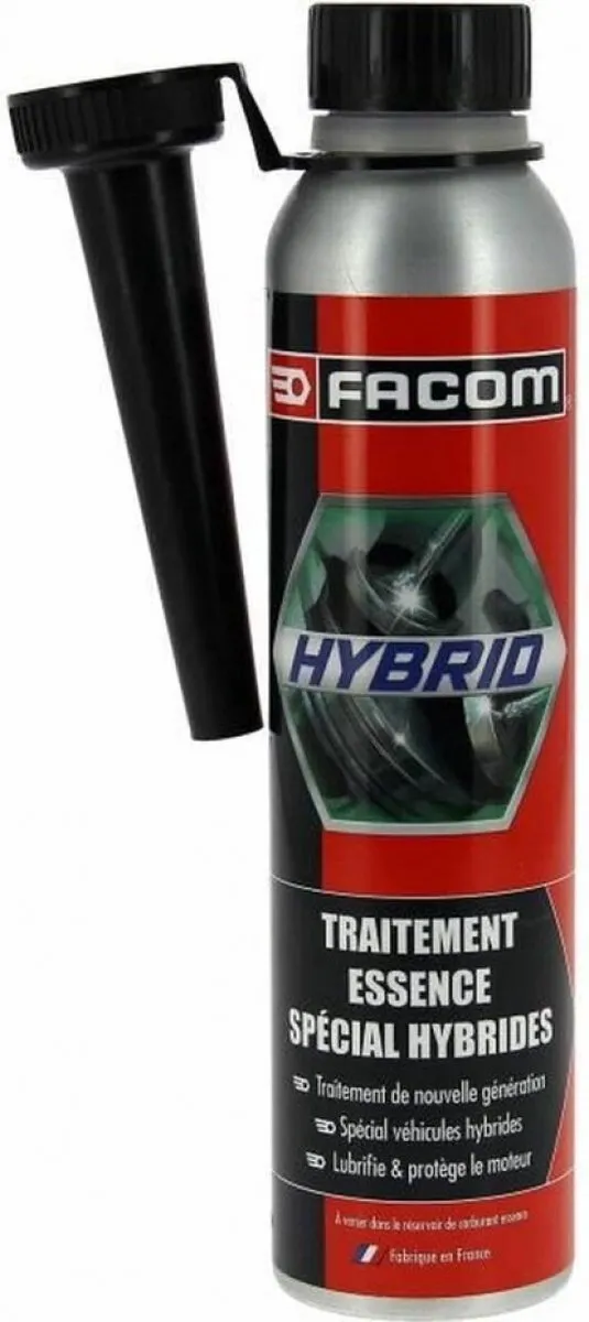 FACOM Hybride Benzinebehandeling 300ml - Rood/Zilver/Zwart