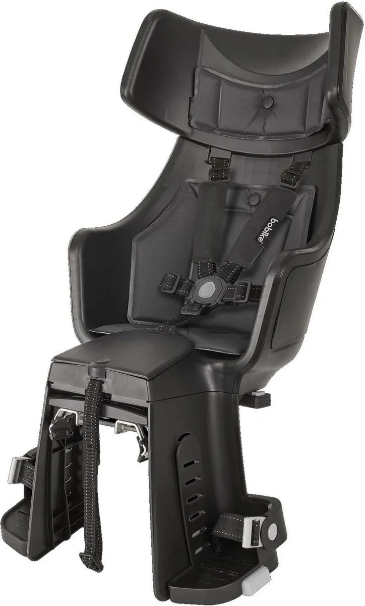 Bobike Exclusive Tour Maxi Plus LED Fietsstoeltje Achter - DB - Urban Black