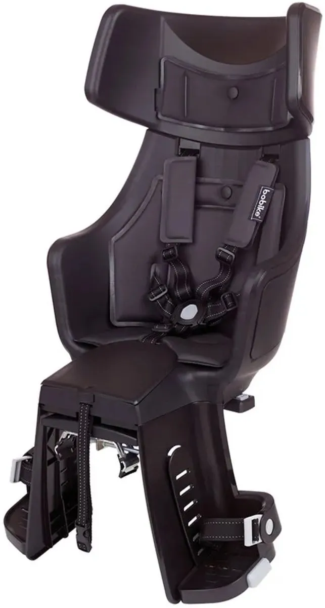 Bobike Exclusive Tour Maxi Plus Fietsstoeltje - Urban Black - afbeelding 6 van 6
