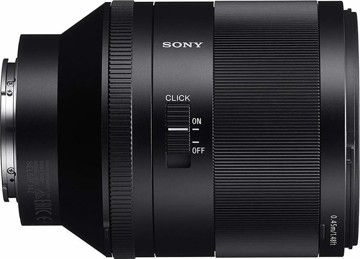 Sony SEL 50mm F1.4 Z - Portretlens - 72mm filter