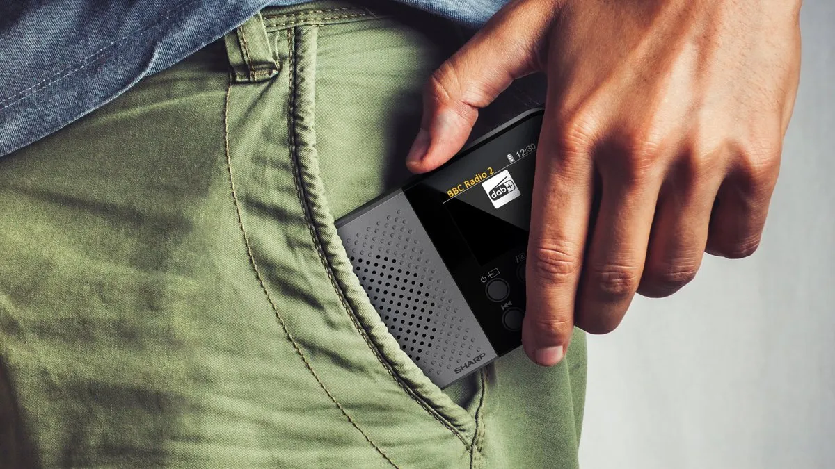 Sharp DR-P520(GY) DAB+/FM Radio - Grijs