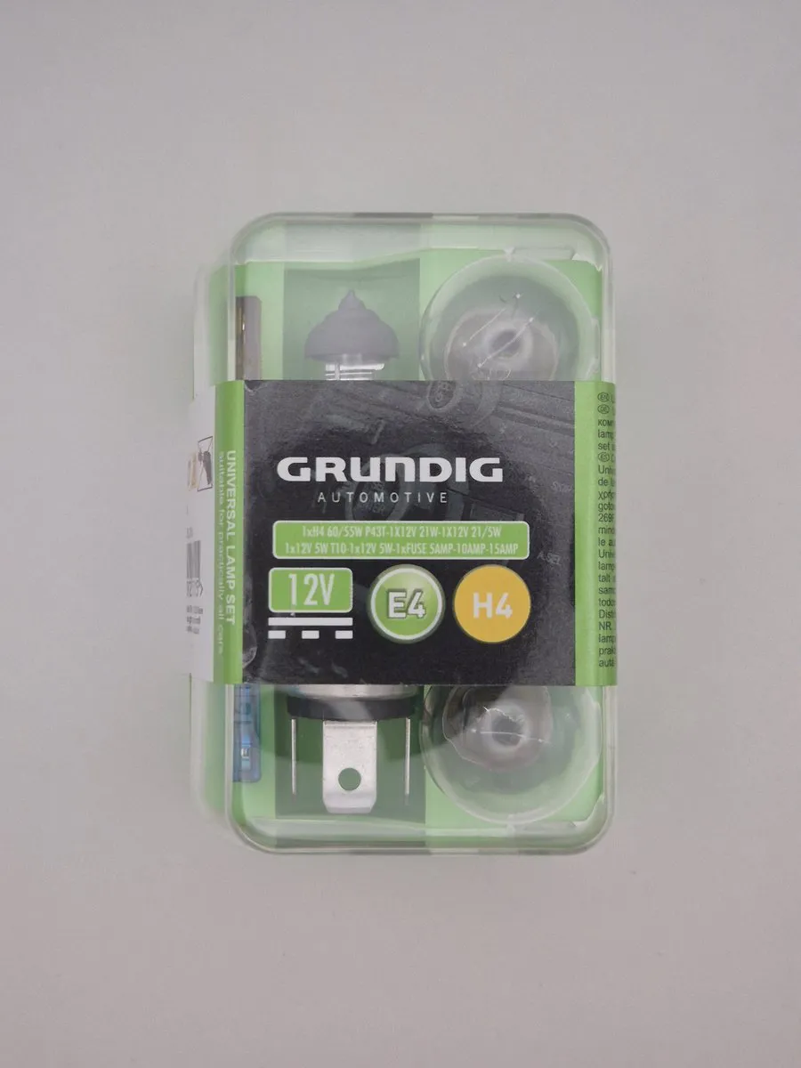 Grundig H4 Autolampset 12V