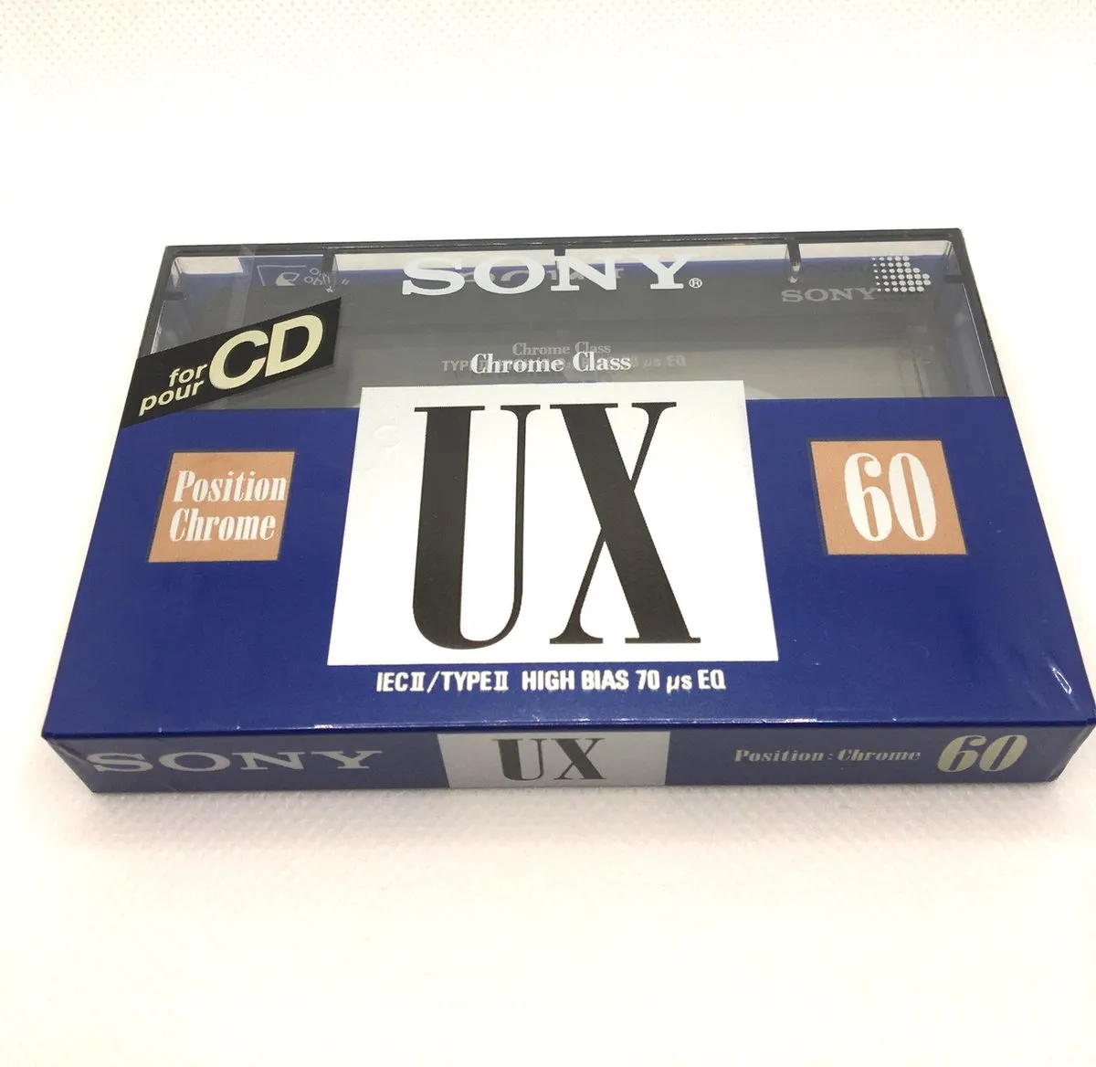 Sony UX-60 Chrome Audio Cassette 1992