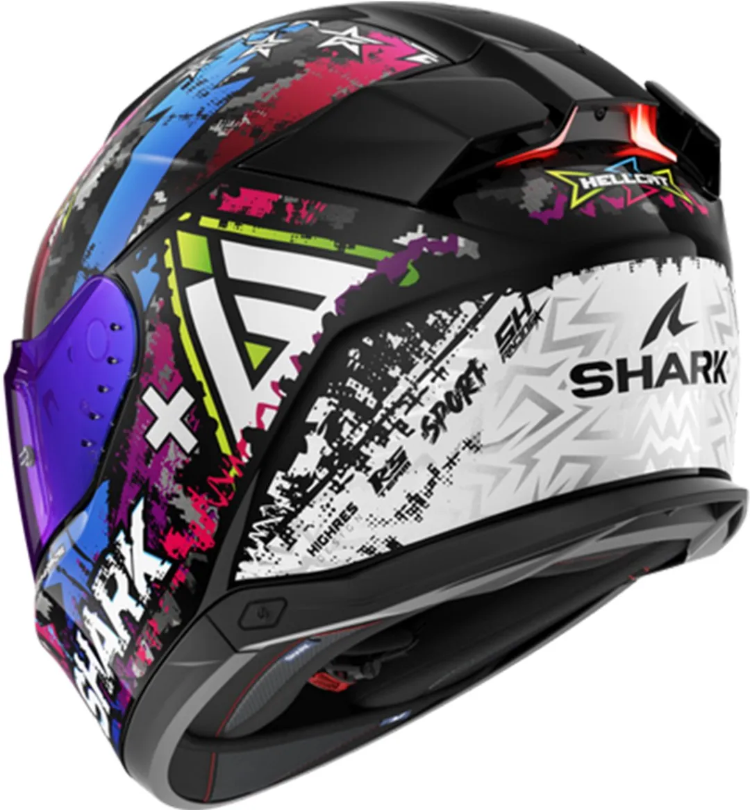 Shark Skwal i3 Hellcat Integraal Helm - Maat S - Zwart