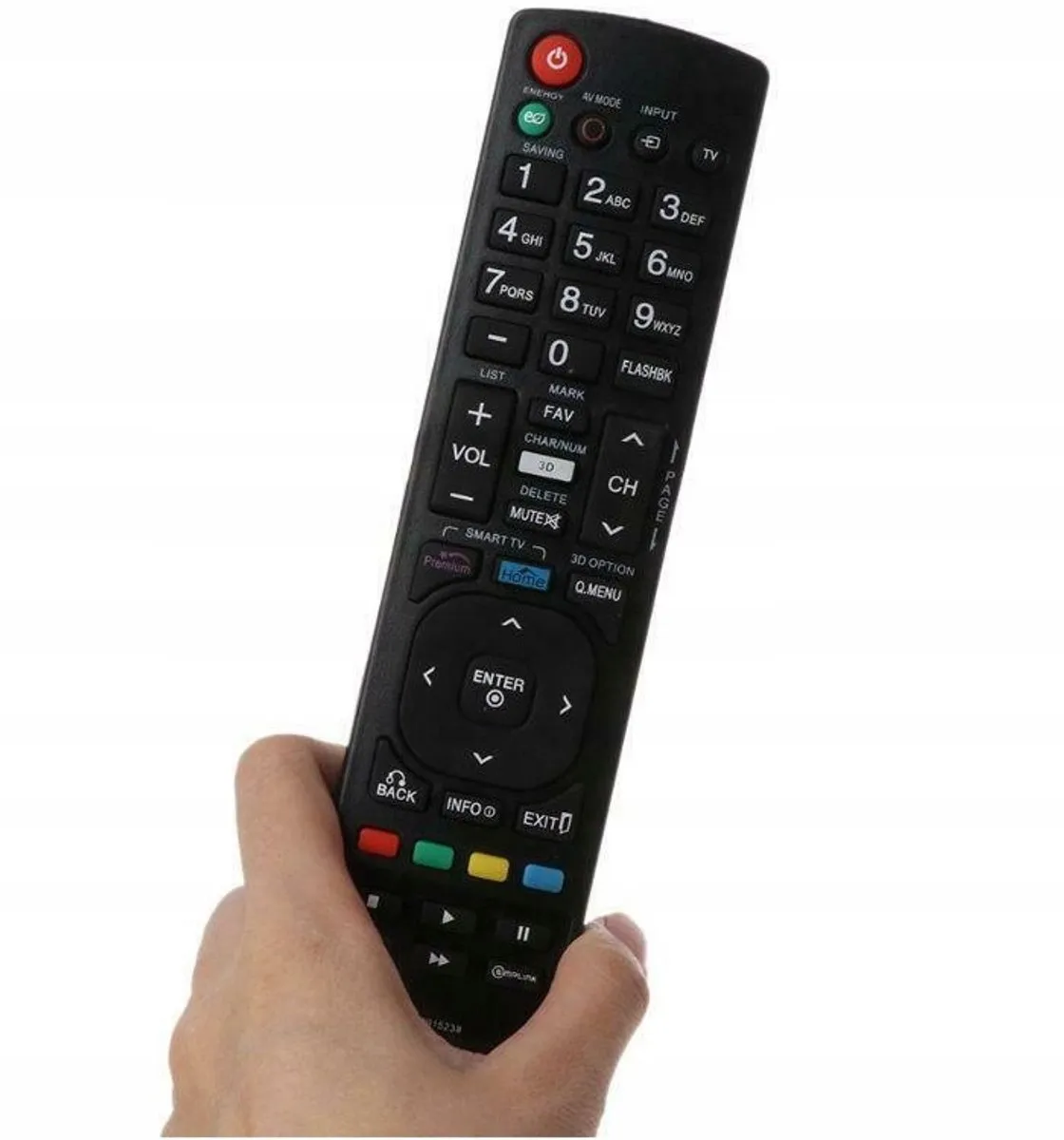 LG AKB72915238 Afstandsbediening - Zwart