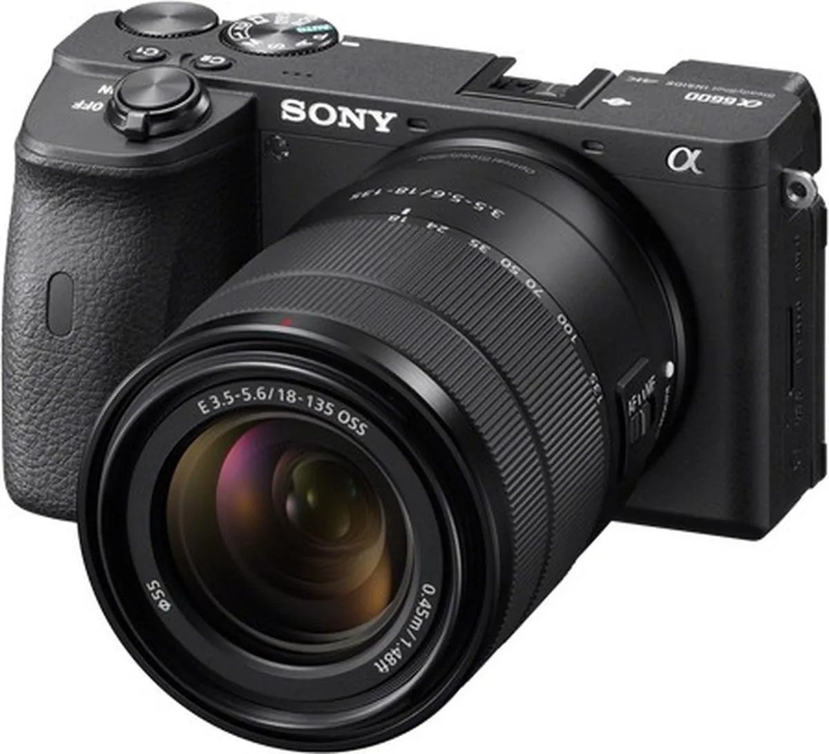 Sony A6600 ILCE6600MB.CEC Spiegelloze camera - 60fps - Zwart