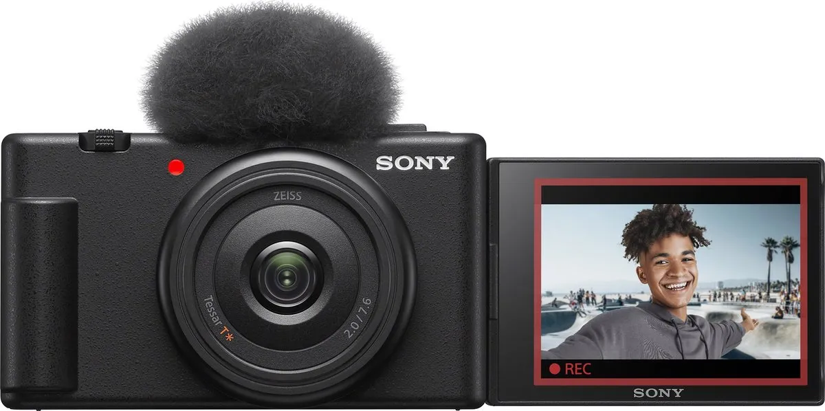 Sony ZV-1F Vlogcamera - Zwart