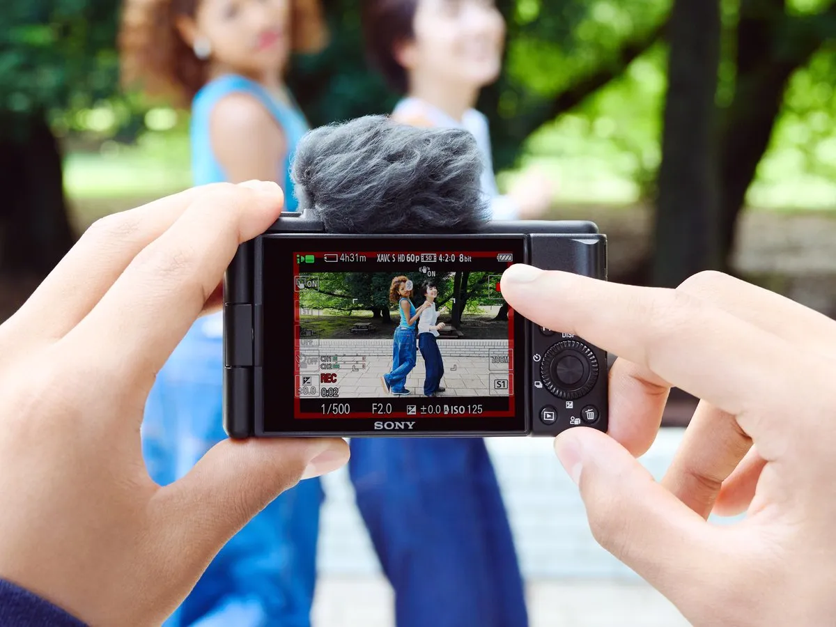 Sony ZV-1F Vlogcamera - Zwart