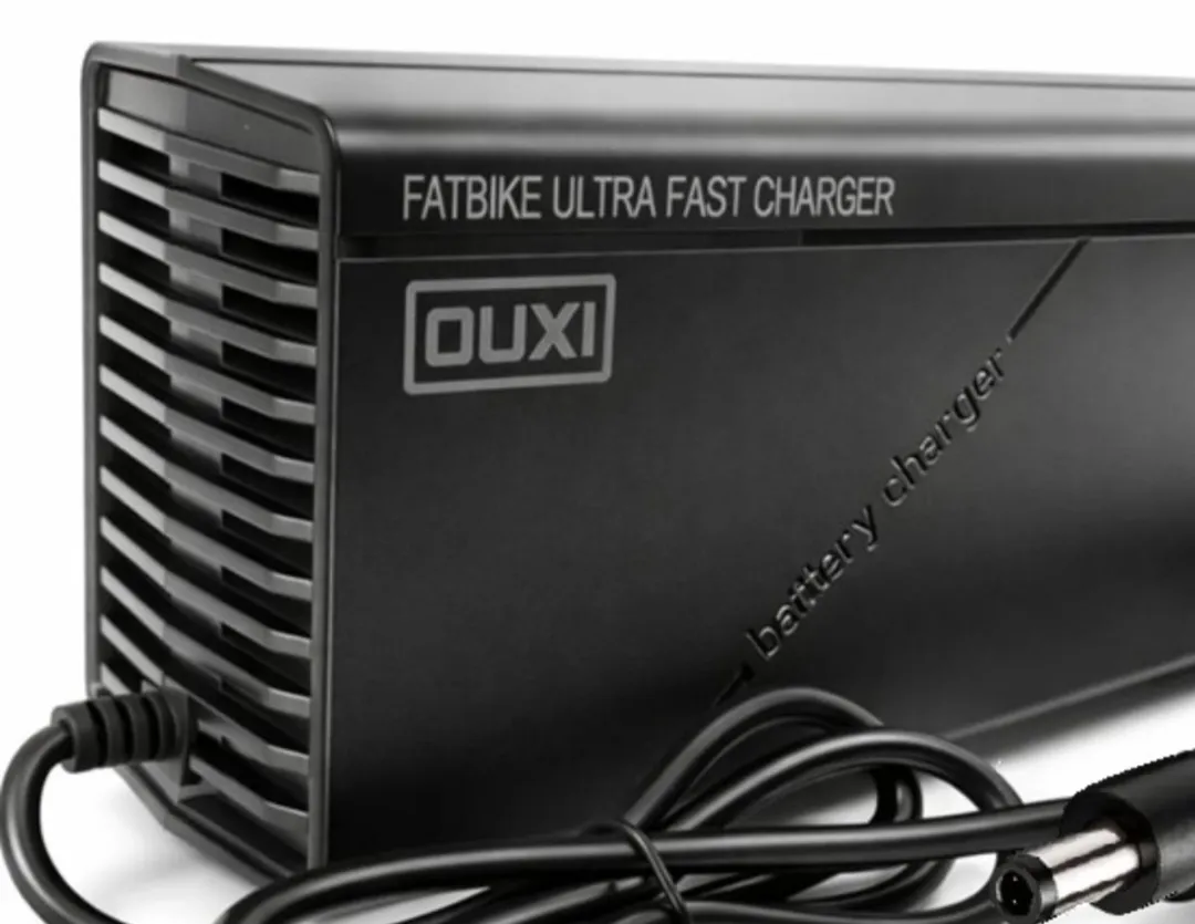 OUXI 54.6V 5A Fatbike Lader - 48V Accu - Zwart