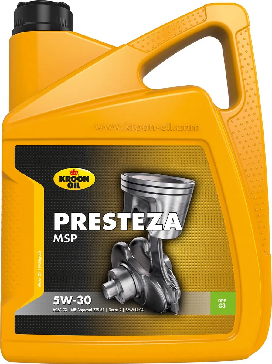 Kroon-Oil Presteza MSP 5W-30 Motorolie 5L