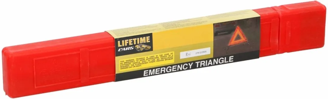 Dunlop Lifetime Opvouwbare Gevaren Driehoek 42x35cm - Reflecterend