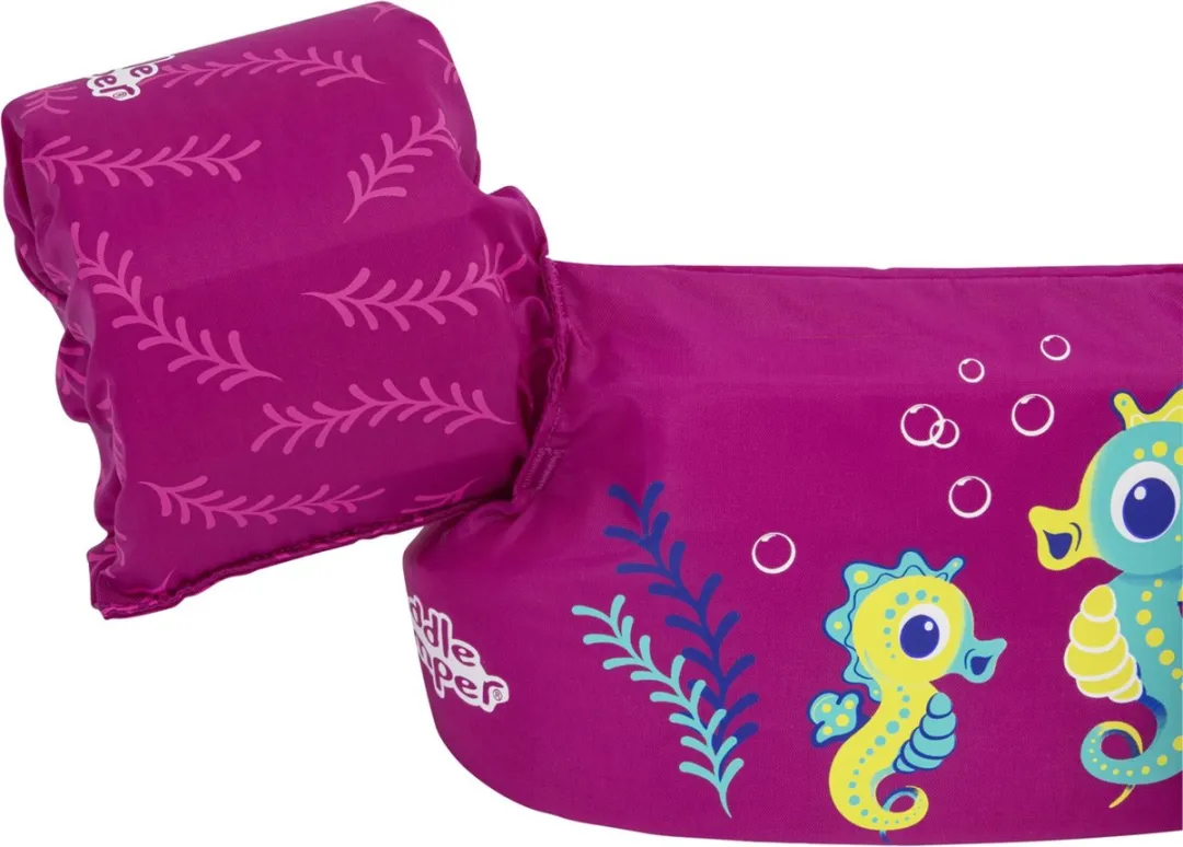 Bestway Puddle Jumper Zeepaardjes - Verstelbaar 15-30kg - Paars