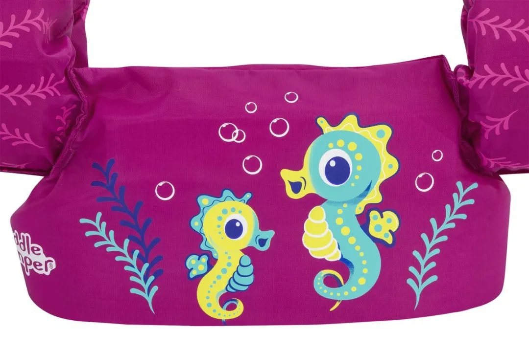 Bestway Puddle Jumper Zeepaardjes - Verstelbaar 15-30kg - Paars