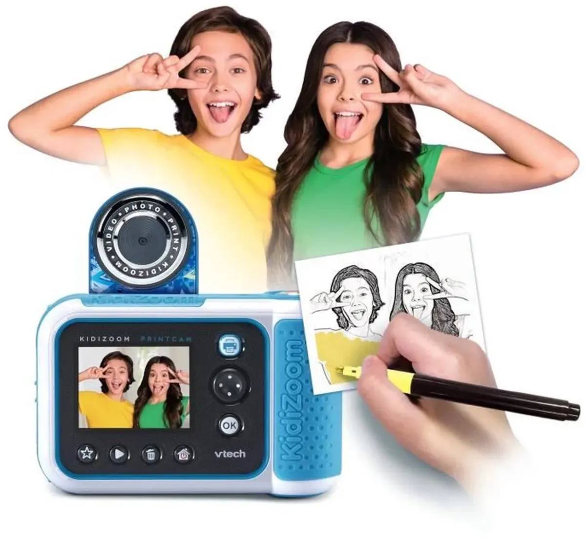 VTECH - KIDIZOOM PRINT CAM GRAFFITI - Blauw