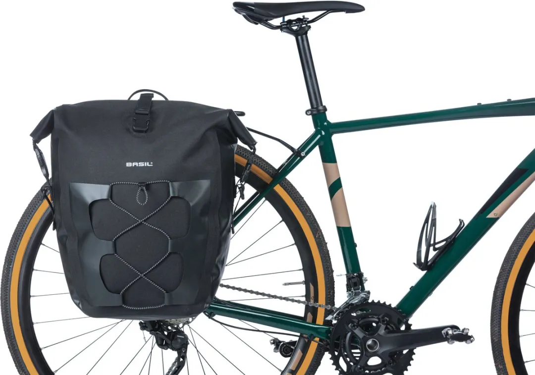 Basil Navigator Waterdichte Fietstas L 25L - Zwart - afbeelding 6 van 6