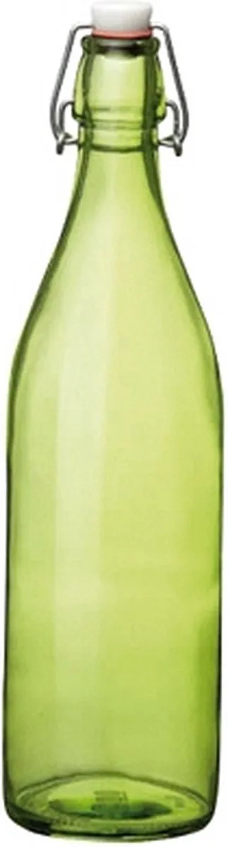 Bormioli Rocco Giara Waterfles 1L - 3 Stuks - Groen