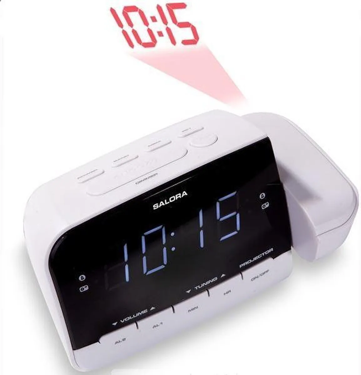 Salora CR618P - Wekkerradio - AM - FM - Projectie