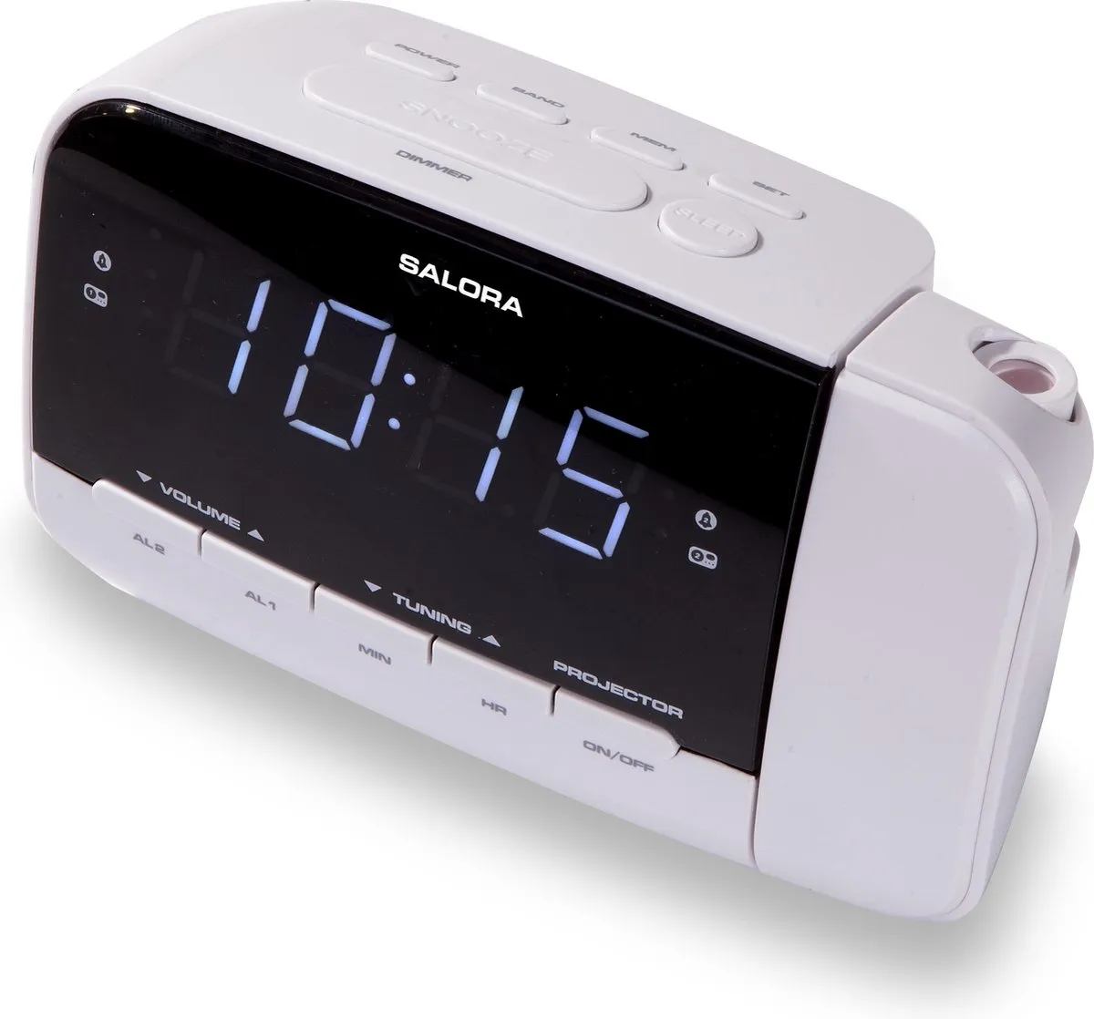 Salora CR618P - Wekkerradio - AM - FM - Projectie