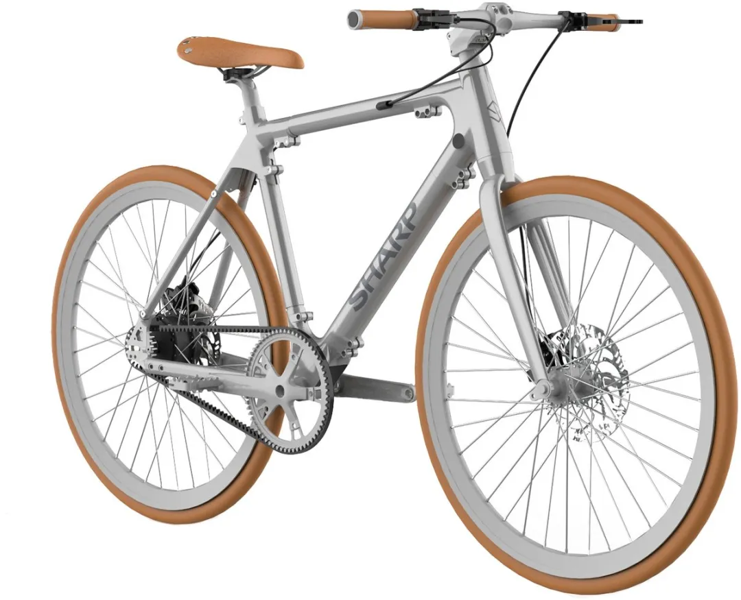 Sharp Milano BK-RS08-ES E-bike 250W - 375Wh - 1 Versnelling - Zilver