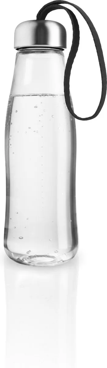 Eva Solo Drinkfles 500ml Glas Black - Zwart