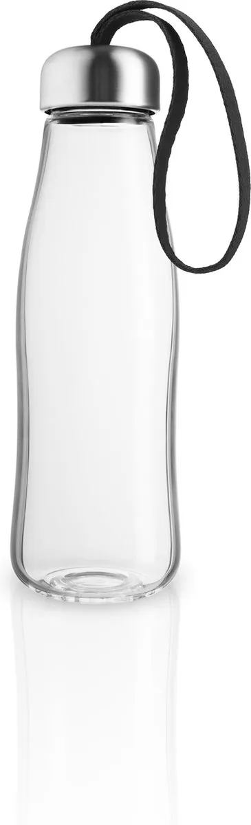 Eva Solo Drinkfles 500ml Glas Black - Zwart - afbeelding 6 van 6