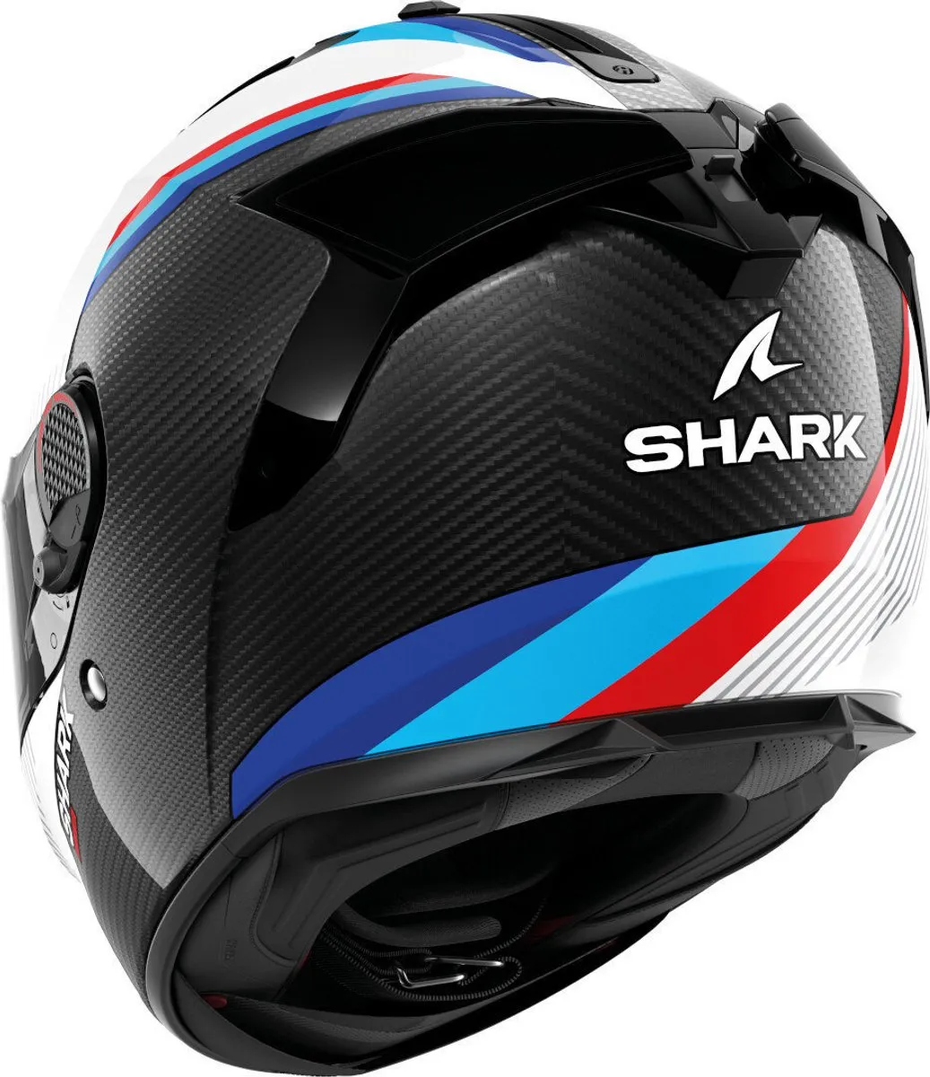 Shark Spartan GT Pro Integraalhelm - Maat L - Carbon Zwart/Wit/Blauw