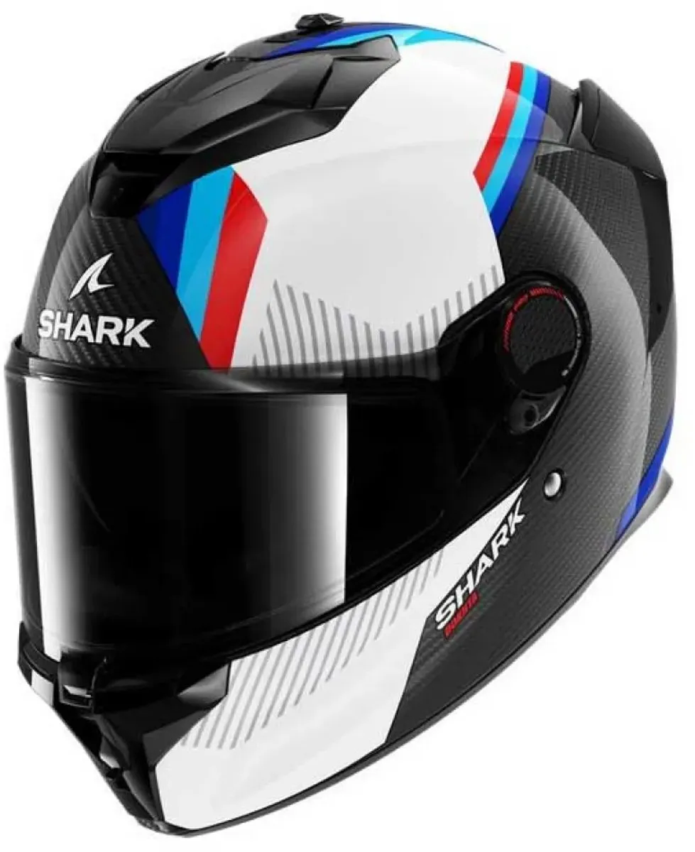 Shark Spartan GT Pro Integraalhelm - Maat L - Carbon Zwart/Wit/Blauw - afbeelding 6 van 6