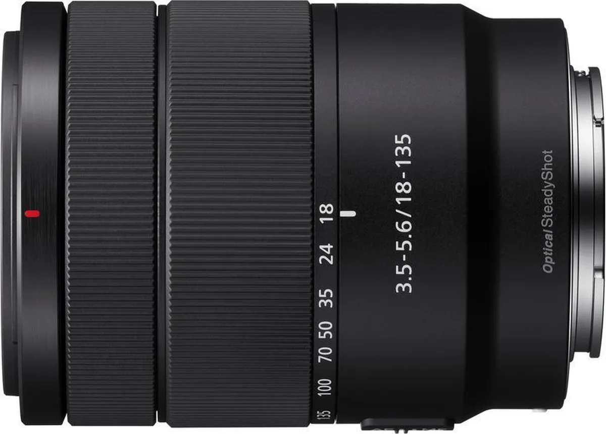 Sony E 18-135mm f/3.5-5.6 OSS Zoomlens - 55mm