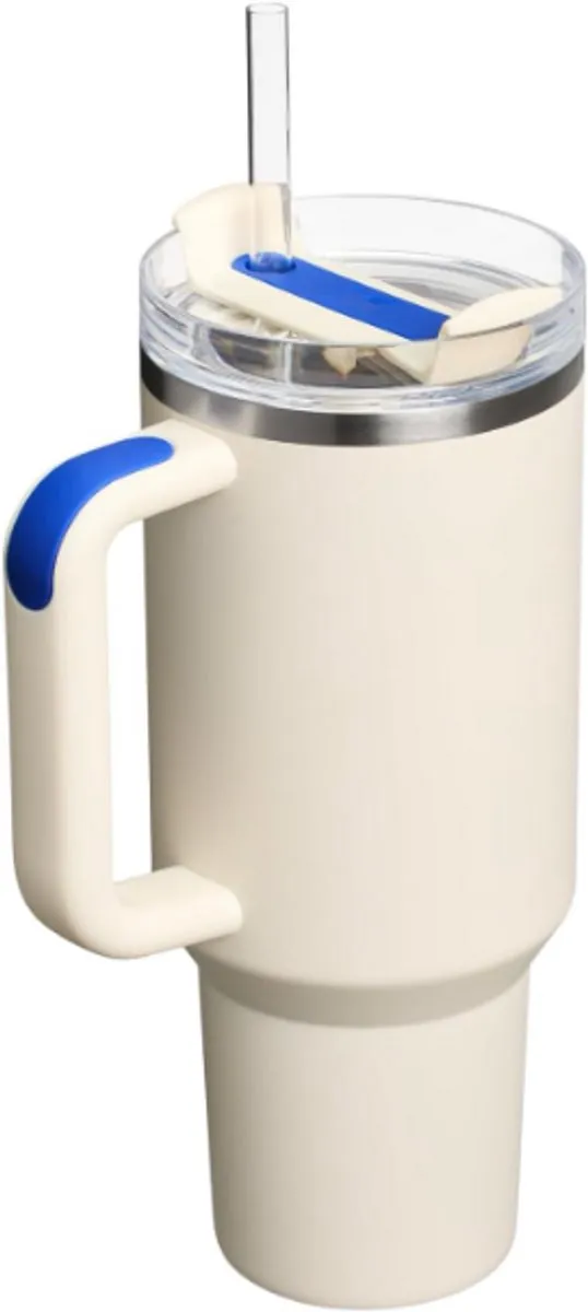 Stanley Quencher H2.0 Flowstate Tumbler 1.2L - Cream