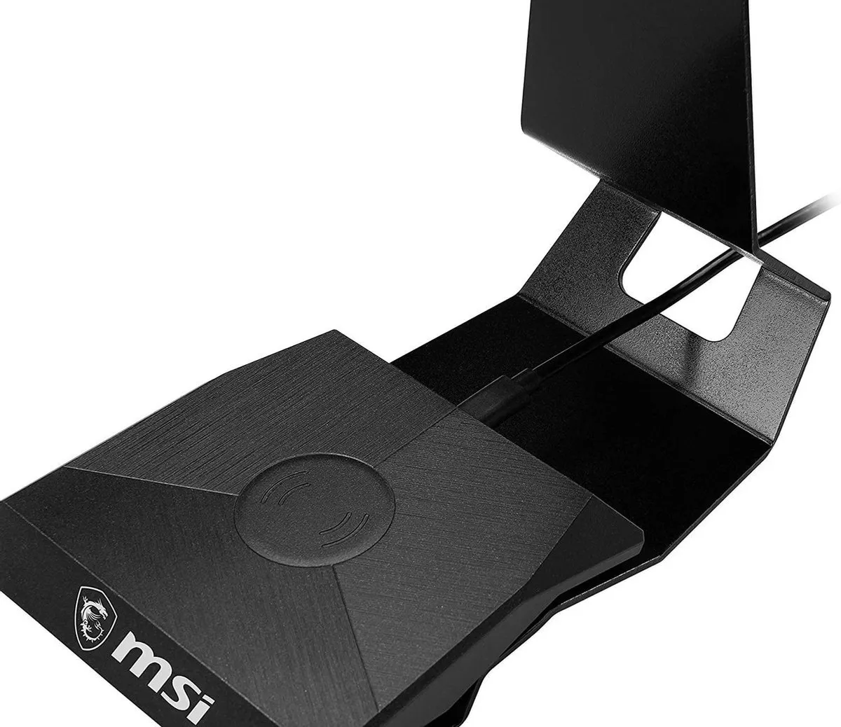 MSI Immerse HS01 Combo Gaming-headsetstandaard - draadloze oplader (QI-gecertificeerd)